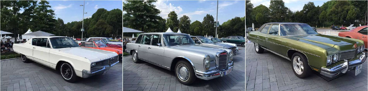 奔馳博物館前的老爺車(chē)聚會(huì )
